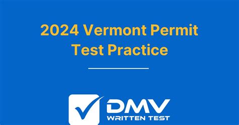 vermont dmv practice permit test